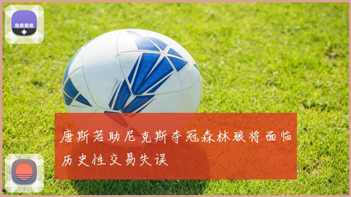 唐斯若助尼克斯夺冠森林狼将面临历史性交易失误